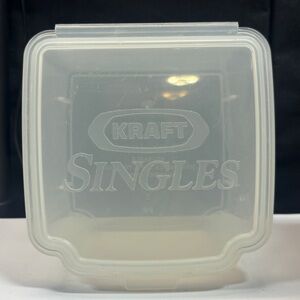 Kraft Singles plastic storage container